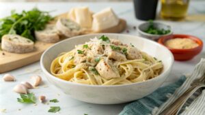 Garlic Parmesan Chicken Pasta