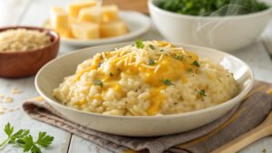 cheesy rice recipe